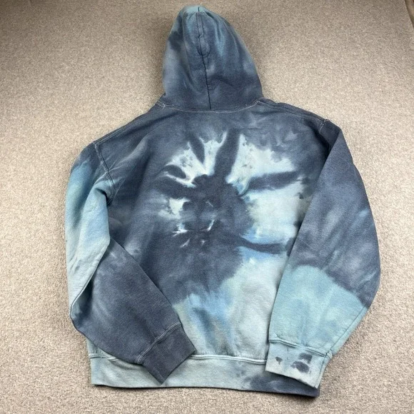 Coraline Hoodie Mens Large Braver Tunnel Blue Tie Dye Laika Hot Topic Kidcore - Picture 10 of 10